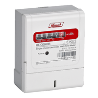 Electronic watt-hour meter, HDDS606, 230V, class 1, 15(60) A