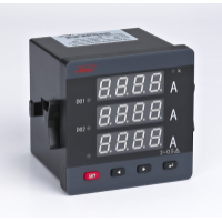 Ampere meter, HP606, AC, 72 72, programmable, three-row LED display, 5 A secondary